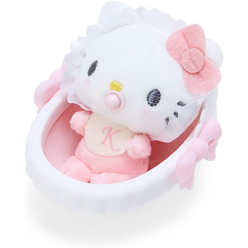 Sanrio Baby Mini Plush in Cradle Hello Kitty