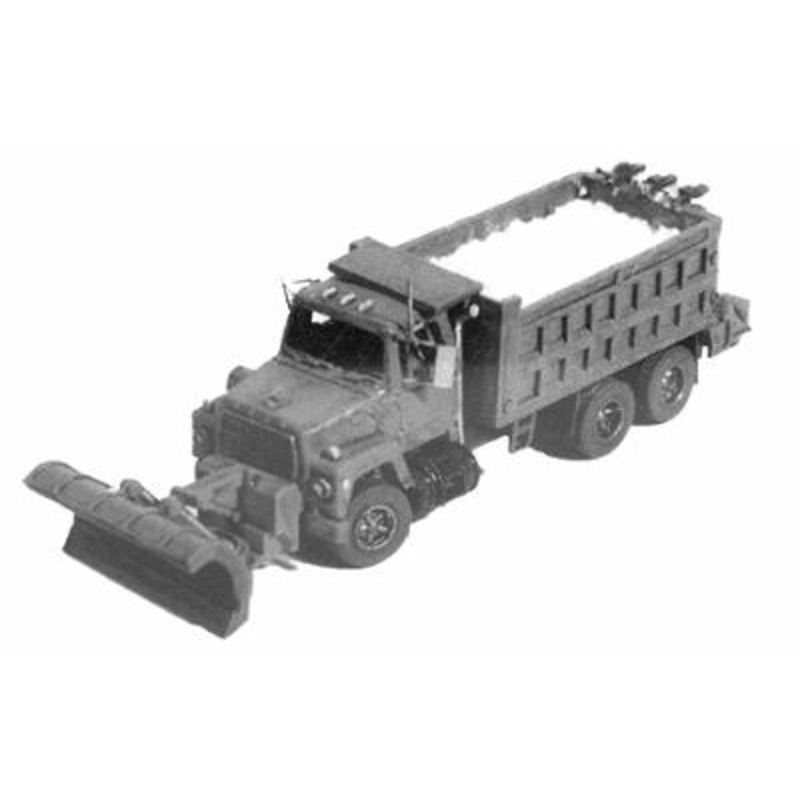 Snowplow Dump Truck (Unpainted Metal Kit)