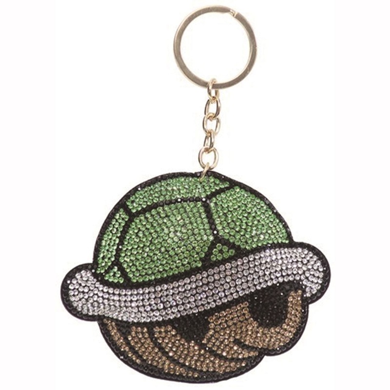 Sun Art Super Mario Chain Mascot Keychain – Green Shell