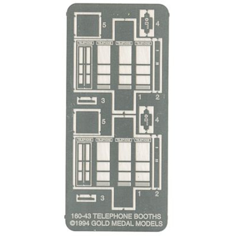 Telephone booths       2/ – N-Scale (2)