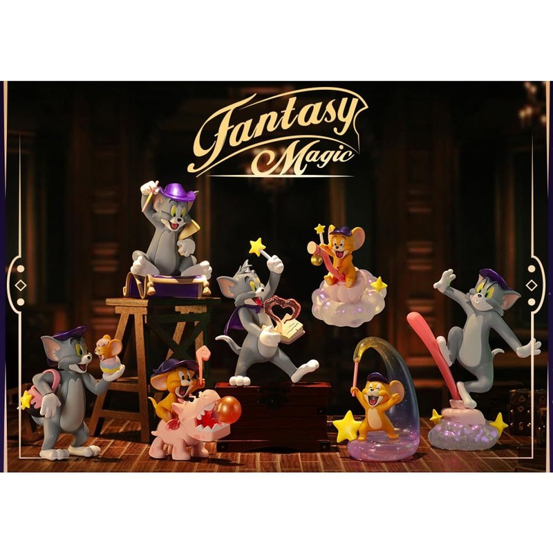 52Toys Blind Box Tom And Jerry Fantasy Magic 6-Piece Box