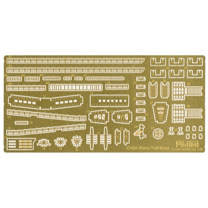 Fujimi TK 114712 Photo Etched Parts for Chibi-maru Kantai Fleet Battle Ship Yukikaze
