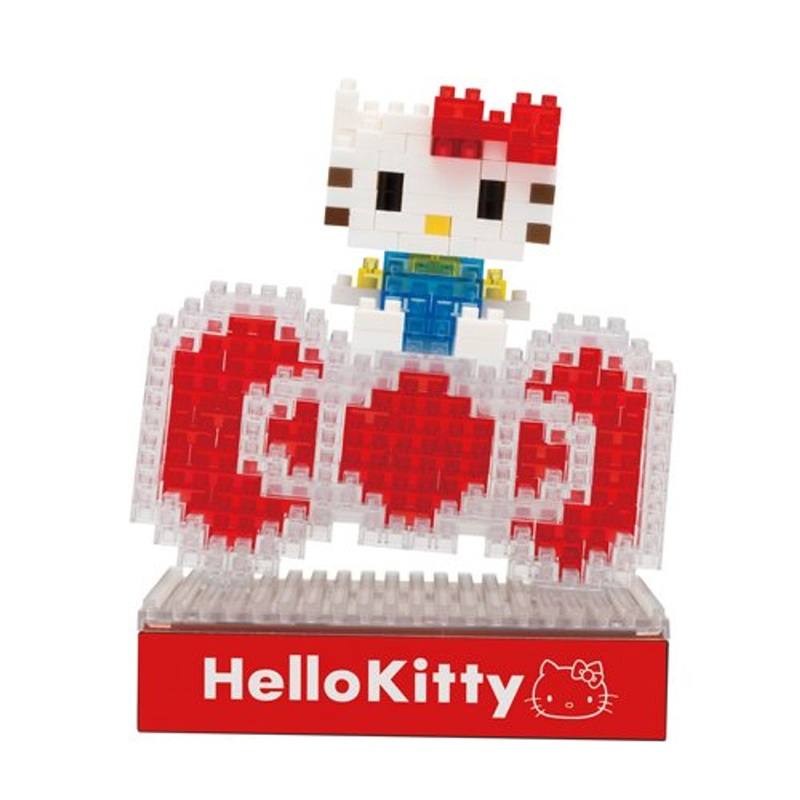 Kawada NBH-078 nanoblock LED Sanrio Hello Kitty and Big Ribbon