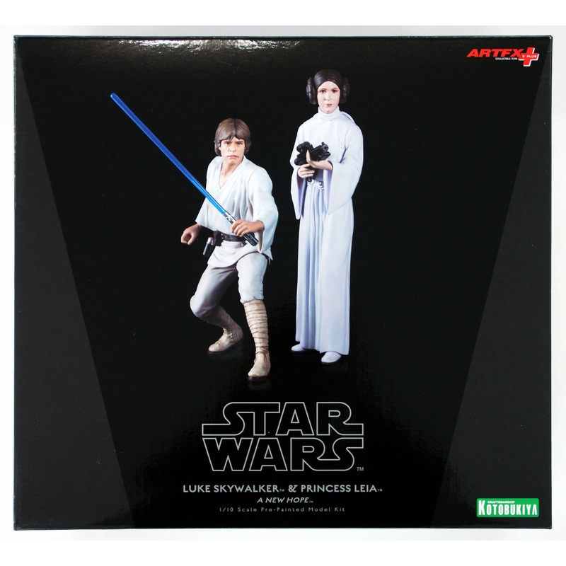 Kotobukiya SW89 ARTFX+ Star Wars Luke Skywalker & Leia Organa Figure 1/10 Scale