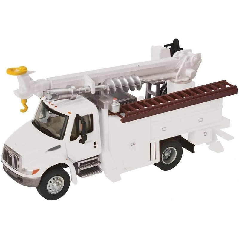 International(R) 4300 White Utility Truck w/ Drill