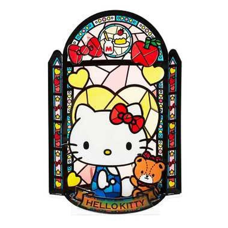 JoyPalette Kumi-tera Sanrio Stained Glass Craft Kit Hello Kitty