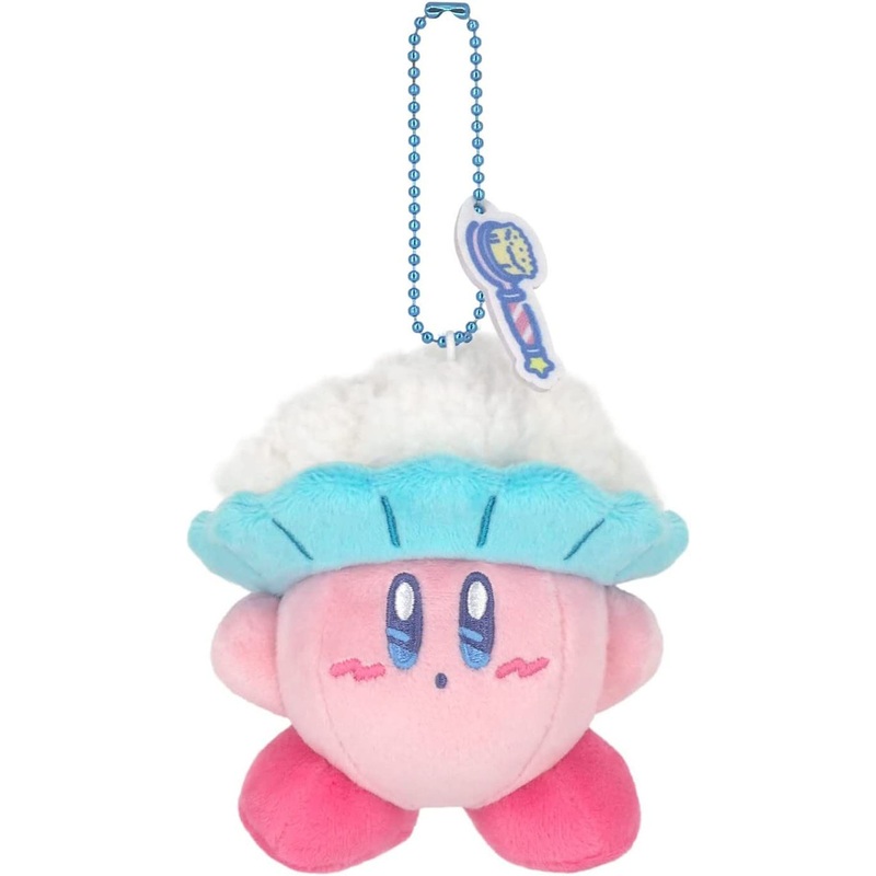 San-ei Kirby Sweet dreams Plush Doll Keychain Bubbly Kirby