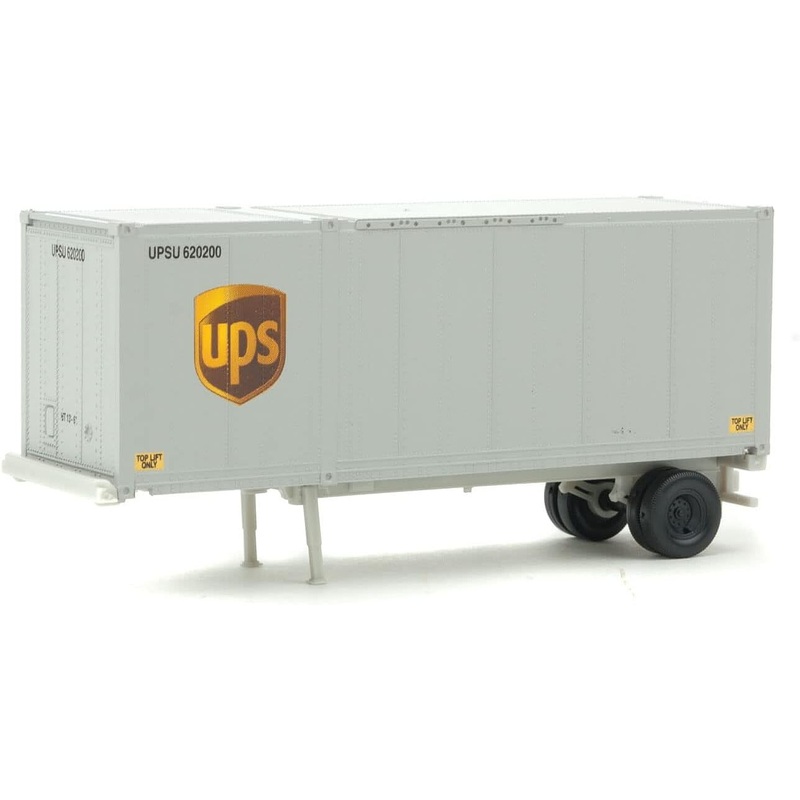 United Parcel Service 28′ Container with Chassis (2)