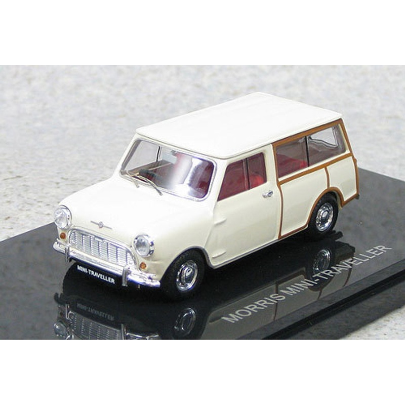 Ebbro 44499 Morris Mini Traveller (White) 1/43 Scale