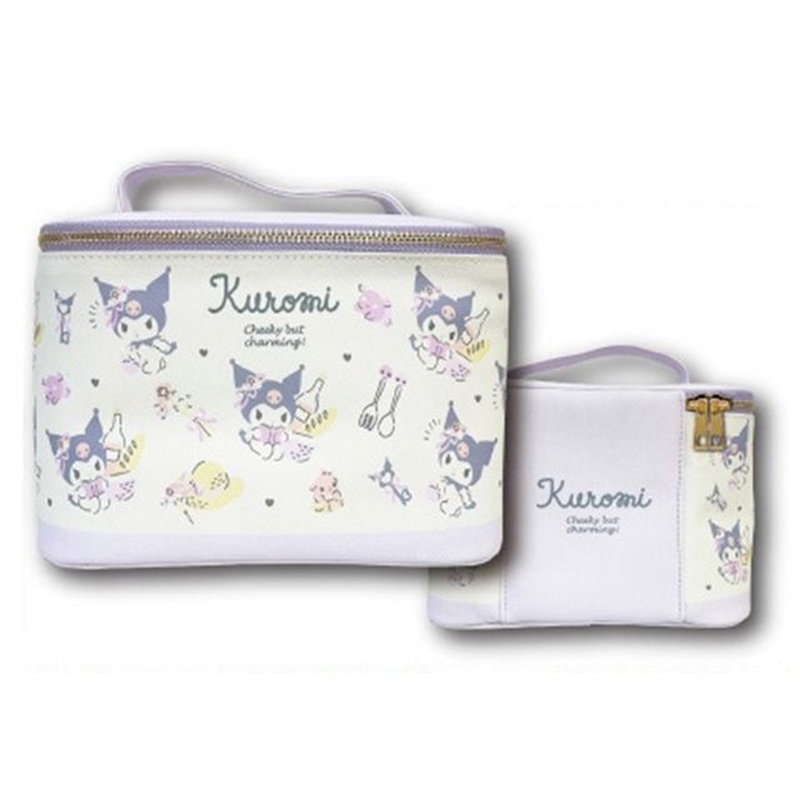 Hatakeyama Shoji Sanrio Vanity Pouch with Mirror Kuromi