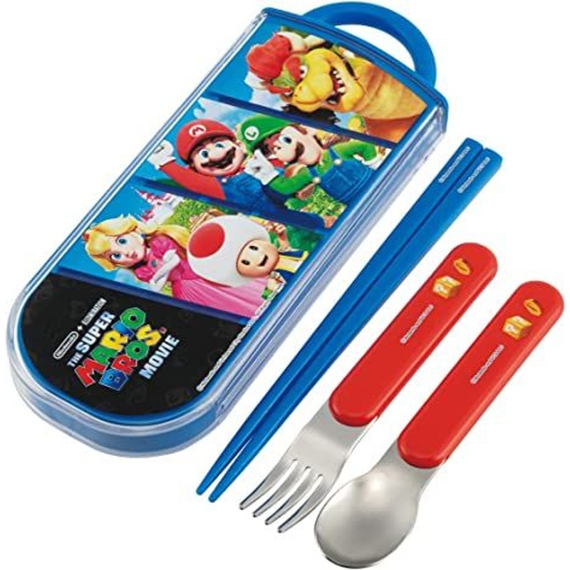 Skater Lunch Trio Set (Fork, Spoon, Chopsticks) The Super Mario Bros. Movie