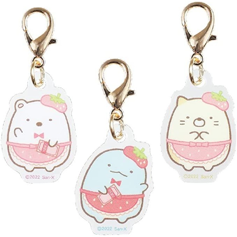T’s Factory Charm Set of 3 Sumikko Gurashi Strawberry Fair