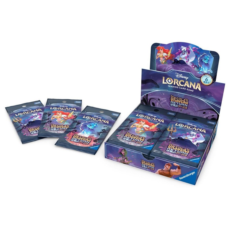 Takara Tomy Disney Lorcana TCG Japanese Version Booster Pack Ursula’s Return