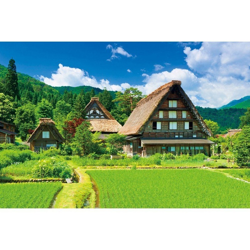 Yanoman Jigsaw Puzzle 10-1254 Japanese Scenery Shirakawa-go (1000 Pieces)