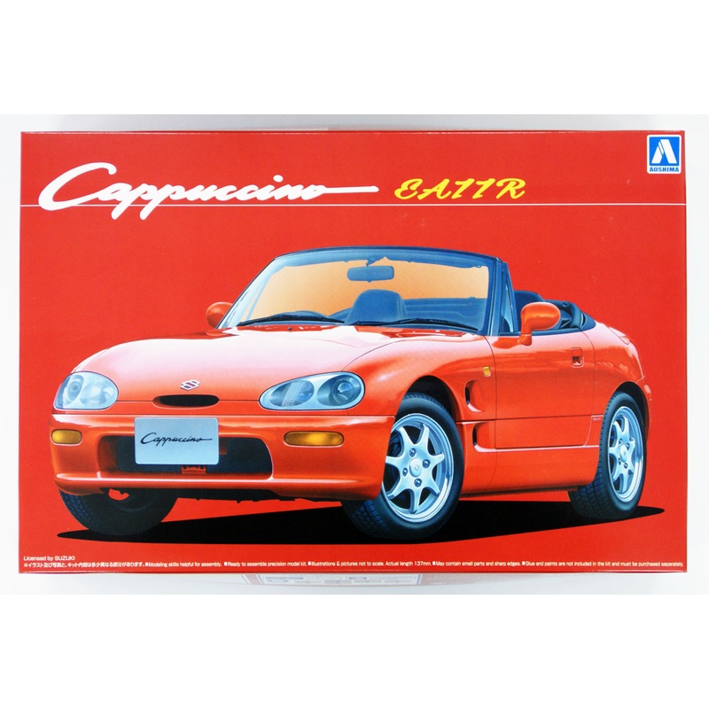 Aoshima 51498 Suzuki Cappuccino EA11R 1/24 Scale Kit