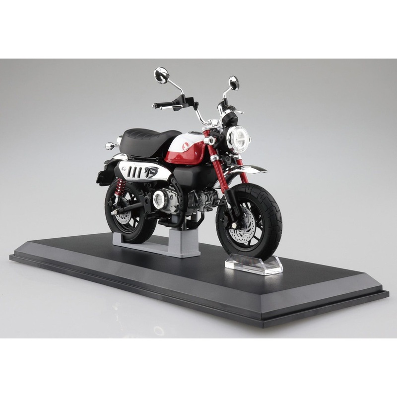 Aoshima SKYNET 1/12 Honda Monkey 125 ’22 Pearl Nebula Red Finished Model