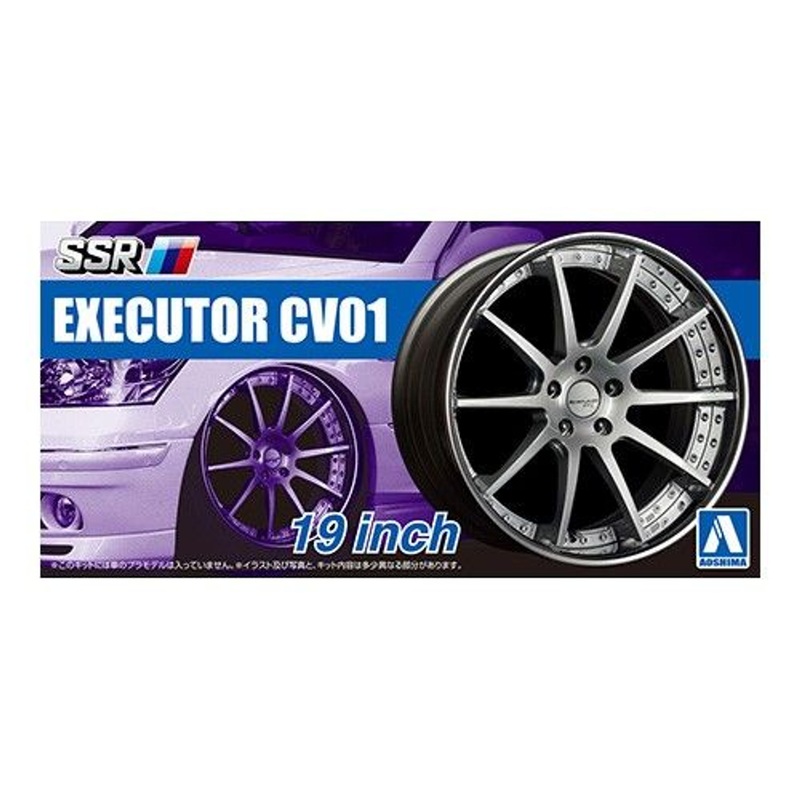 Aoshima The Tuned Parts No. 13 1/24 SSR Executor CV01 19 Inch