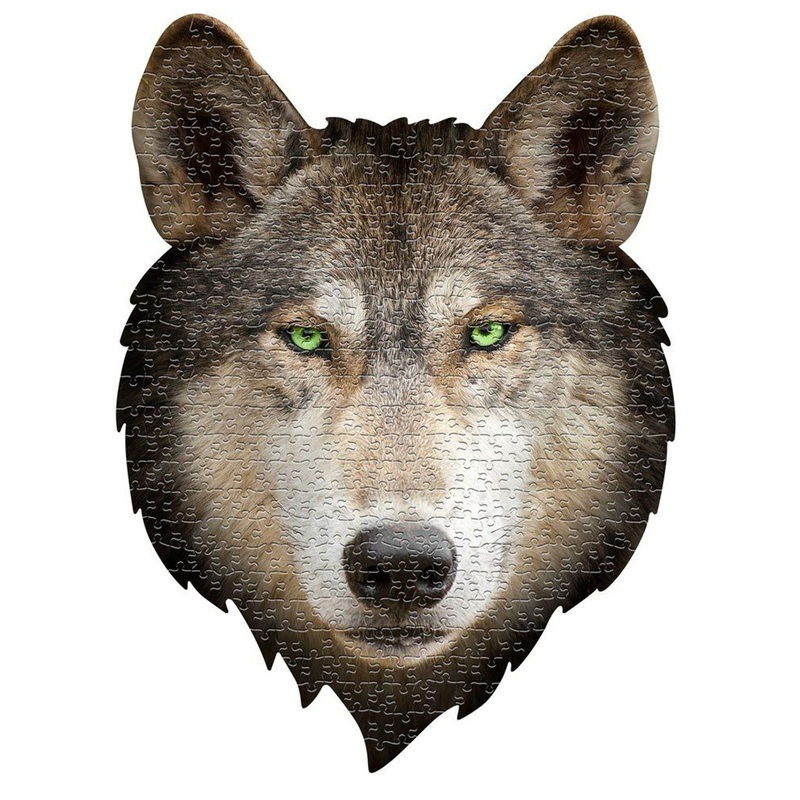 Beverly SHP-027 Jigsaw Puzzle Big Face Wolf (550 Pieces)