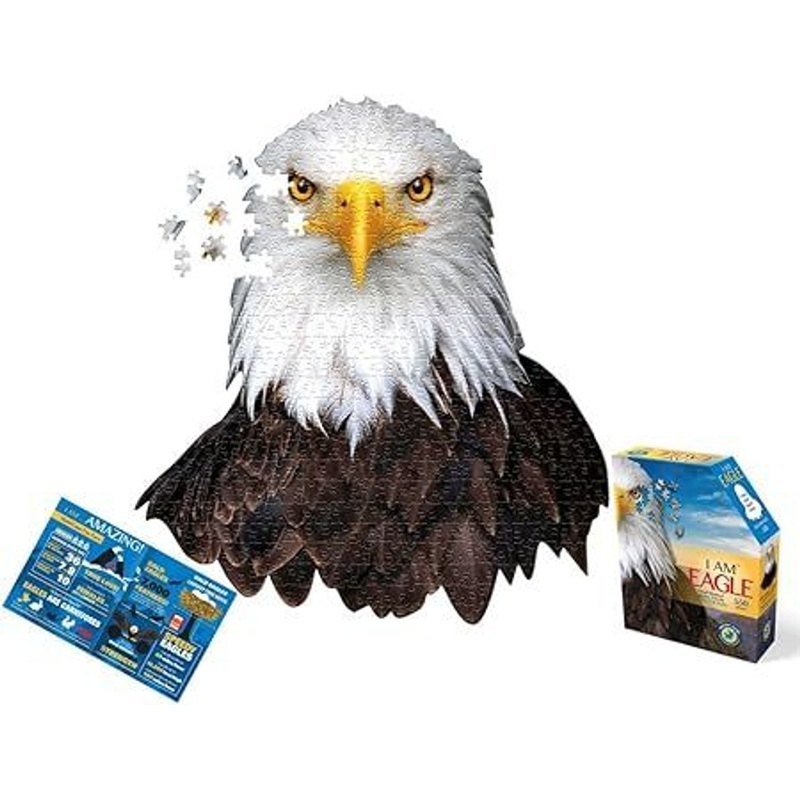 Beverly SHP-028 Jigsaw Puzzle Big Face Eagle (550 Pieces)
