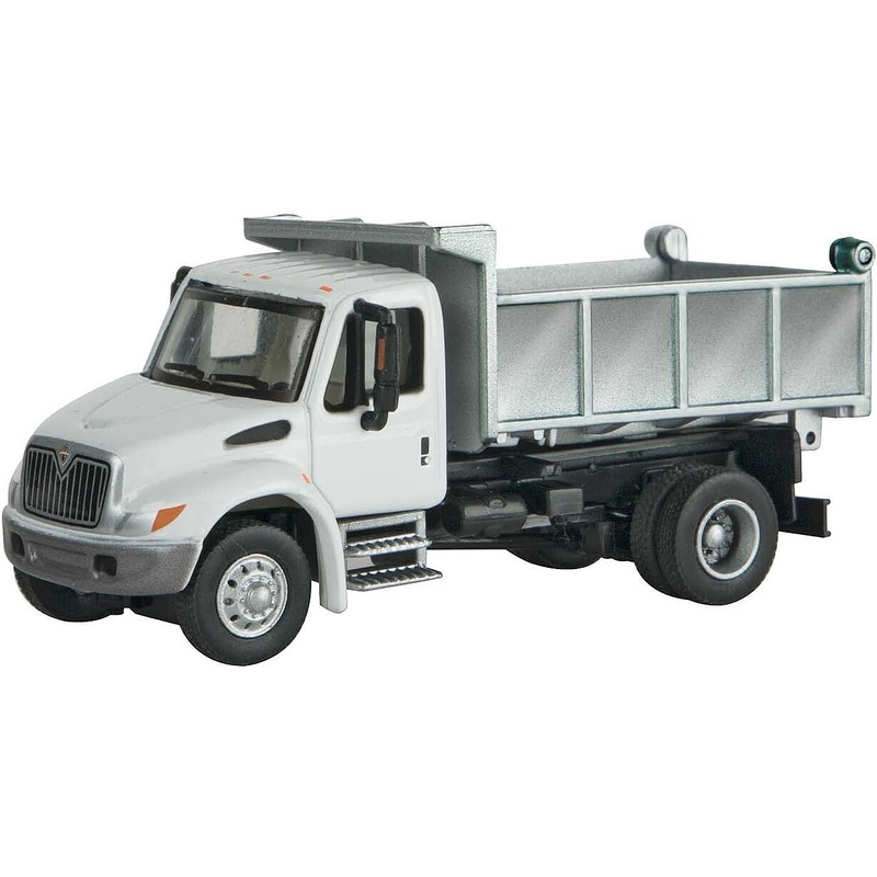 International(R) 4300 White Single-Axle Dump Truck