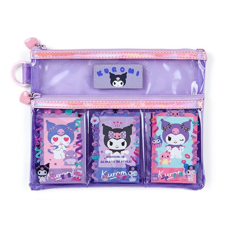 Sanrio Two Tier Pouch Kuromi (Cute Customization)