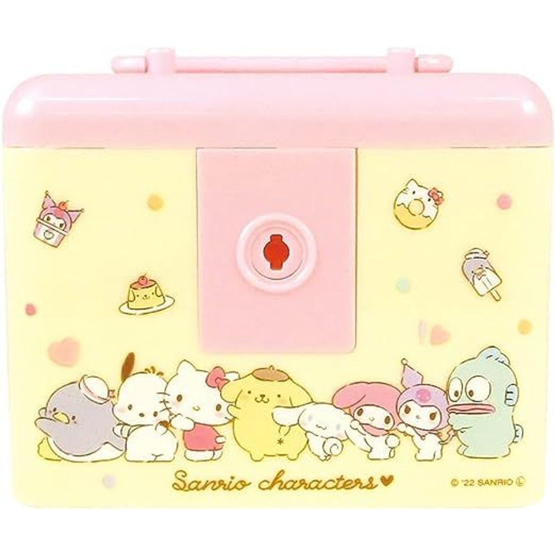 T’s Factory 2-Tier Storage Box (with key) – Sanrio Characters Assemble!
