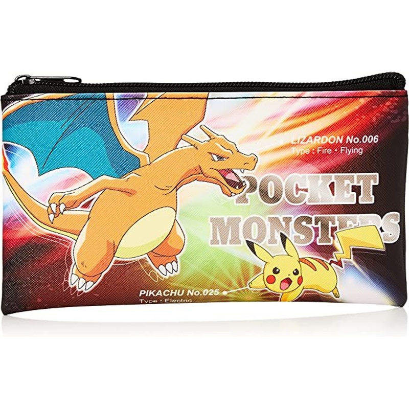 T’s Factory Pokemon Flat Multi-Pouch Fire Flame