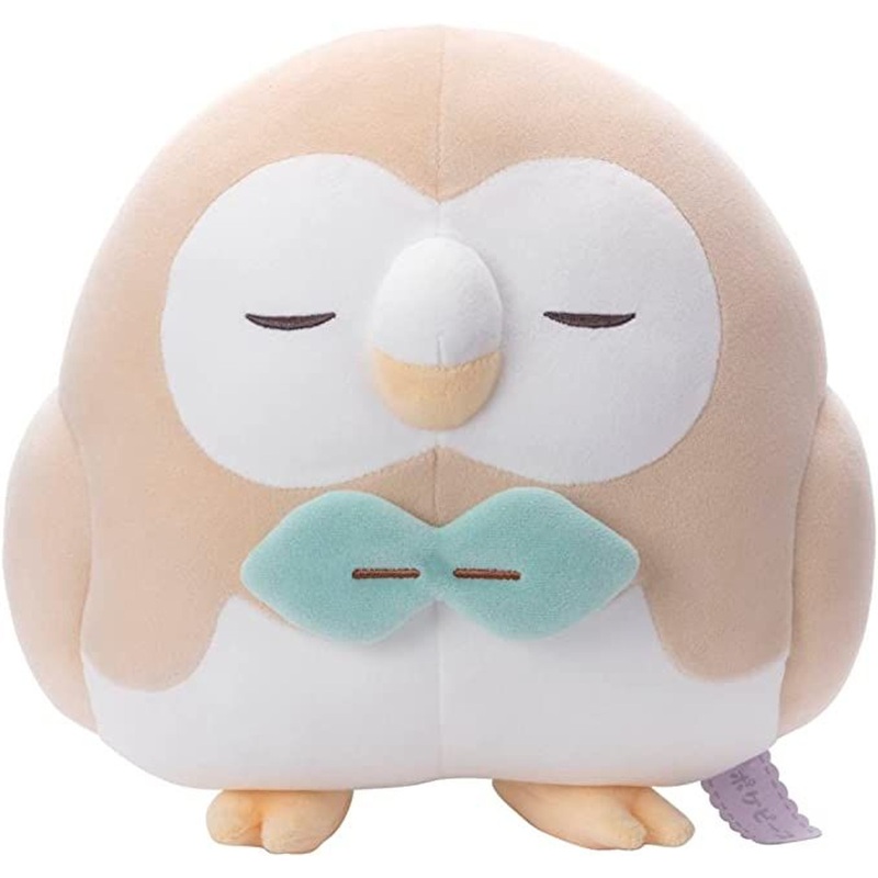 Takara Tomy Plush Toy PokePeace Rowlet (Goodnight Ver.)
