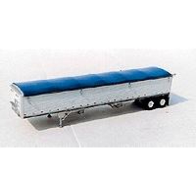 Wilson 43′ Grain Trailer Kit (White with Blue Tarp)