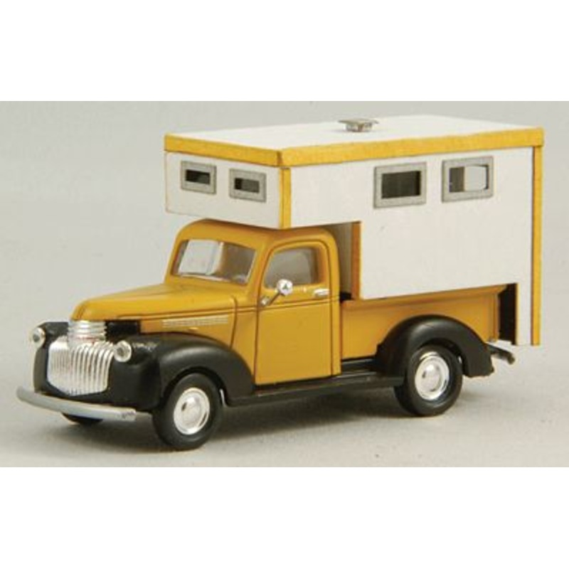 Camper Pickup Truck Bed Kit (Laser-Cut Wood)