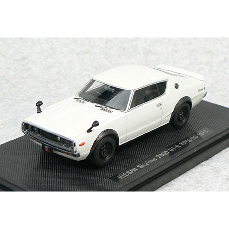 Ebbro 44074 NISSAN SKYLINE GT-R KPGC110 White 1/43 Scale