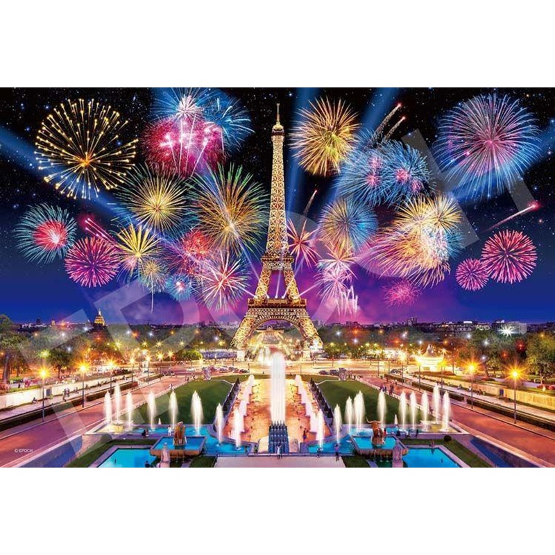 Epoch 28-830s Jigsaw Puzzle Eiffel Tower Festival – France (300 Pieces)