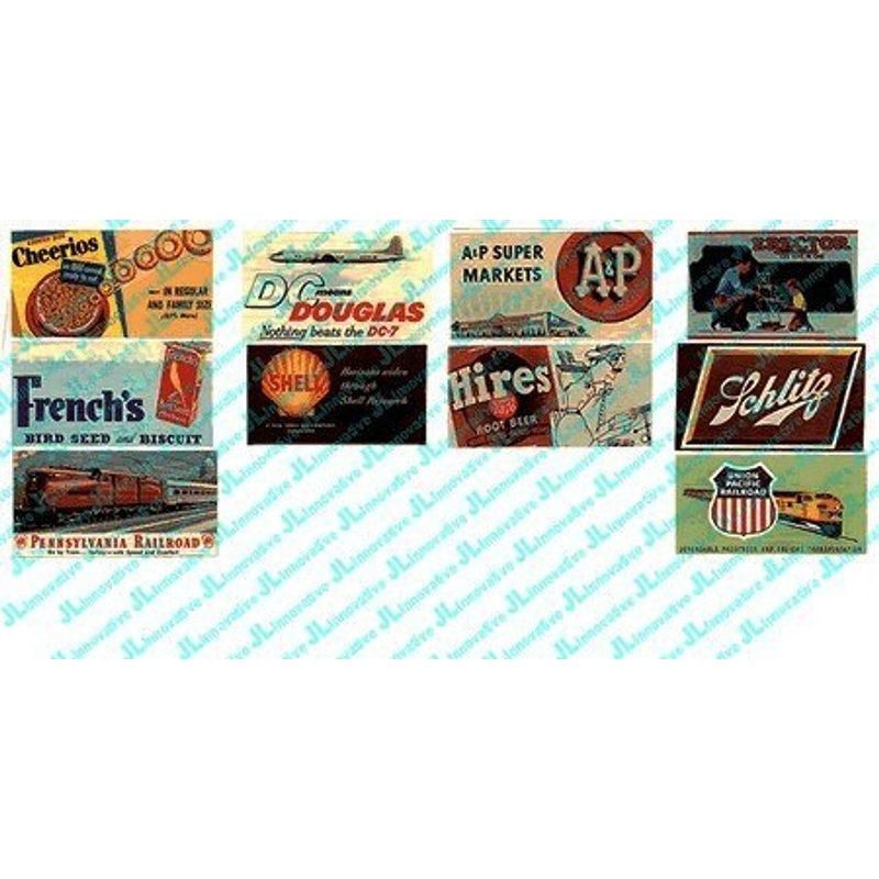 Consumer Signs 1940’s to 1960’s
