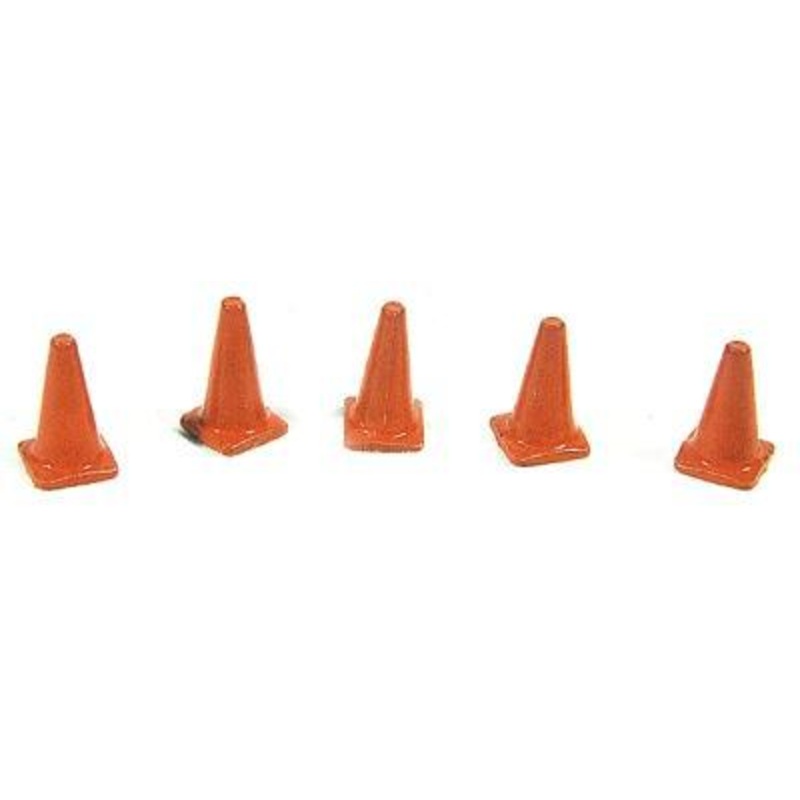 Custom Highway Cones Painted Orange (5)