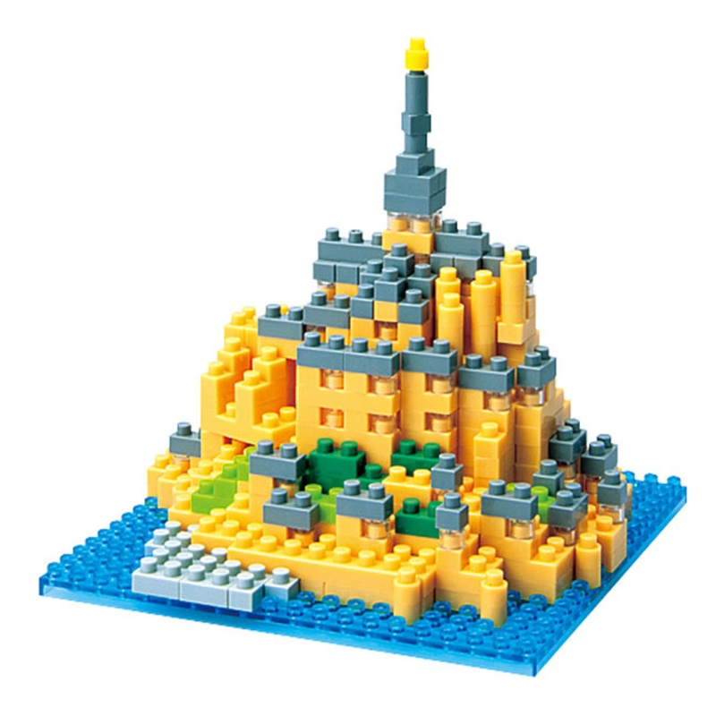 Kawada NBH-012 nanoblock Mont-Saint-Michel