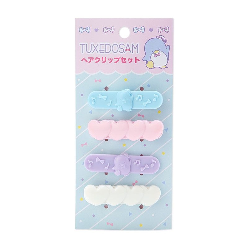 Sanrio Hair Clip Set Tuxedo Sam (Sanrio Forever)