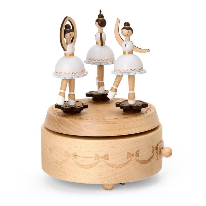 Sanrio Wooden Music Box – Ballerinas