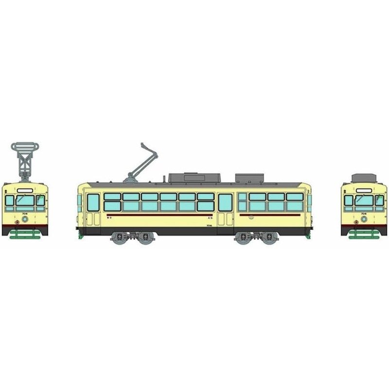 Tomytec Toyama Chiho Railway Tram Type DE 7000 No.7016 (N scale)