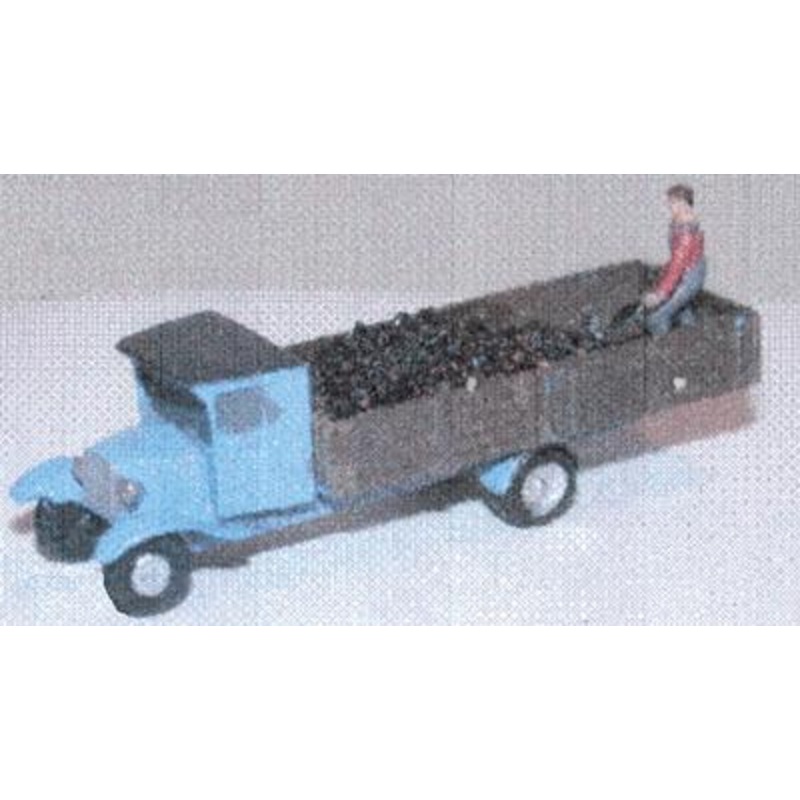1929 Chevrolet Coal Delivery Truck Kit With Figure
