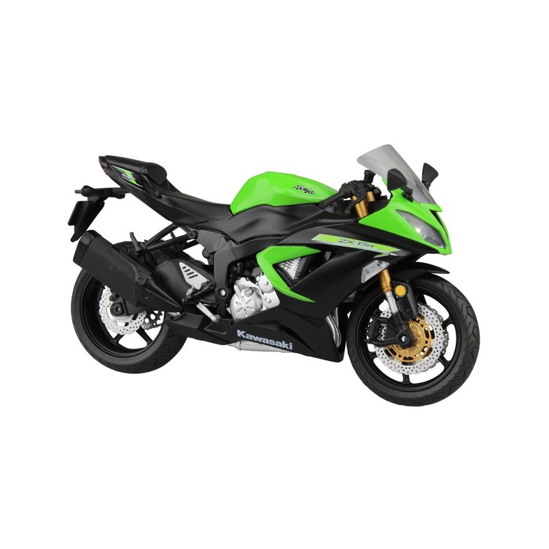 Aoshima Skynet 97748 Kawasaki Ninja ZX-6R 2014 Lime Green 1/12 Scale