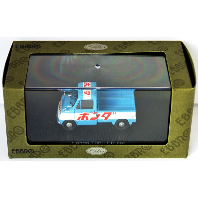 Ebbro 44414 Honda T360 PR car 1963 (Blue/White) 1/43 Scale