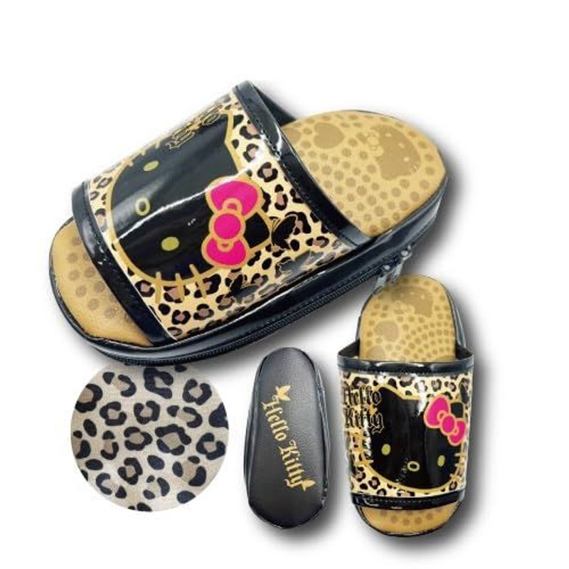 Hatakeyama Shoji Sandal Type Multi Pouch Gal Hello Kitty Black