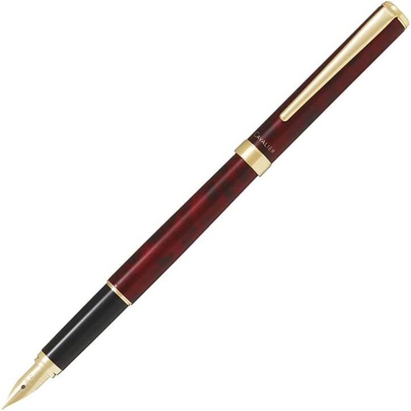 Pilot FCAN-5SR-BR-M Cavalier Black/Red Fountain Pen (NIB: M)