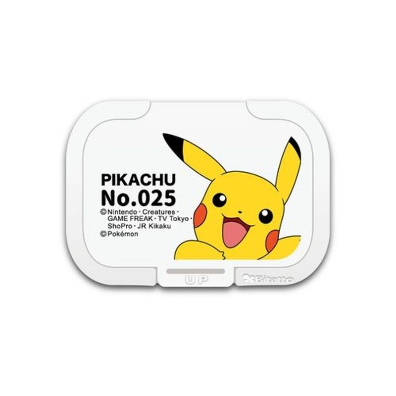 Pokemon Center Original Wet Wipe Lid S Pikachu