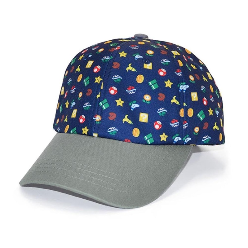 San-ei Super Mario Cap Low Cap (Item Total Pattern)