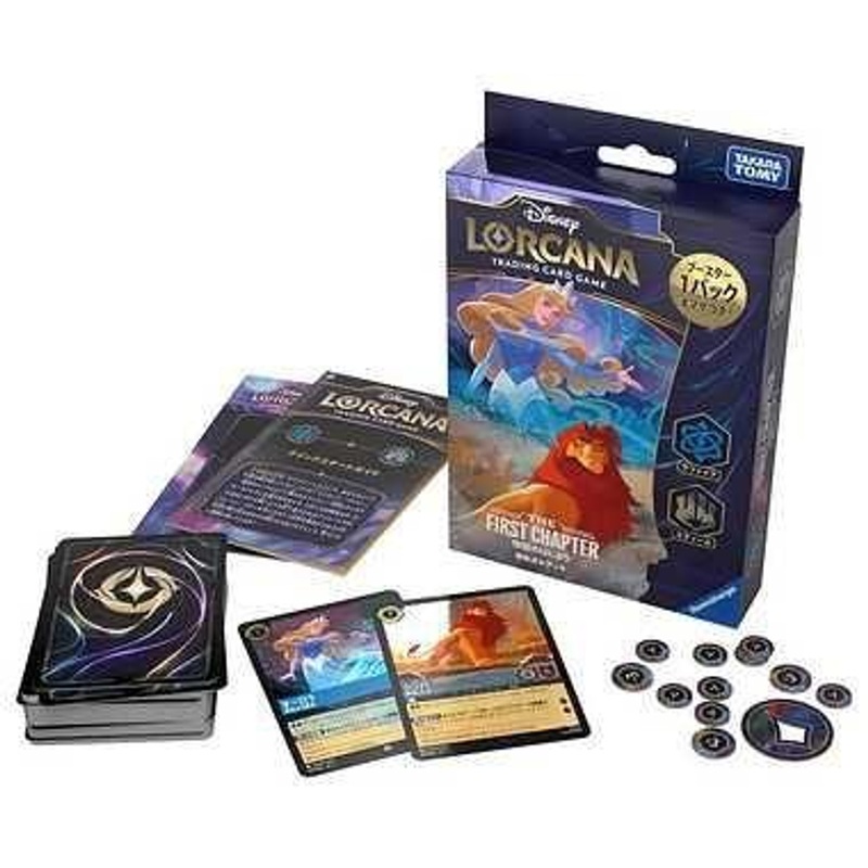 Takara Tomy Disney Lorcana TCG Japanese Pre-Built Deck – The First Chapter Sapphire Steel