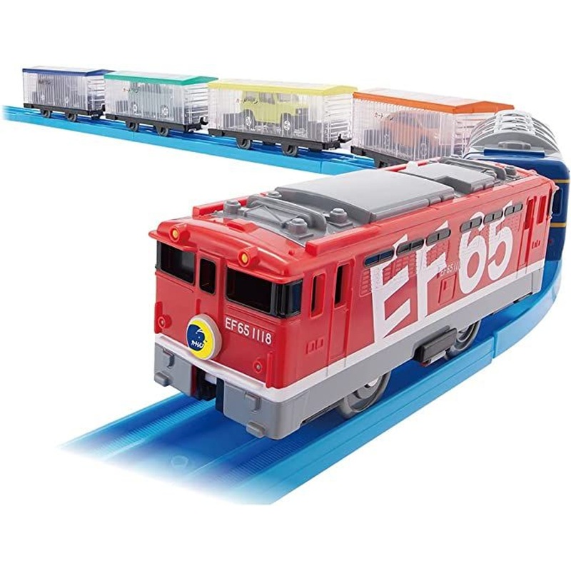 Takara Tomy Pla-Rail EF65 Car Train – Let’s Go Tomica!