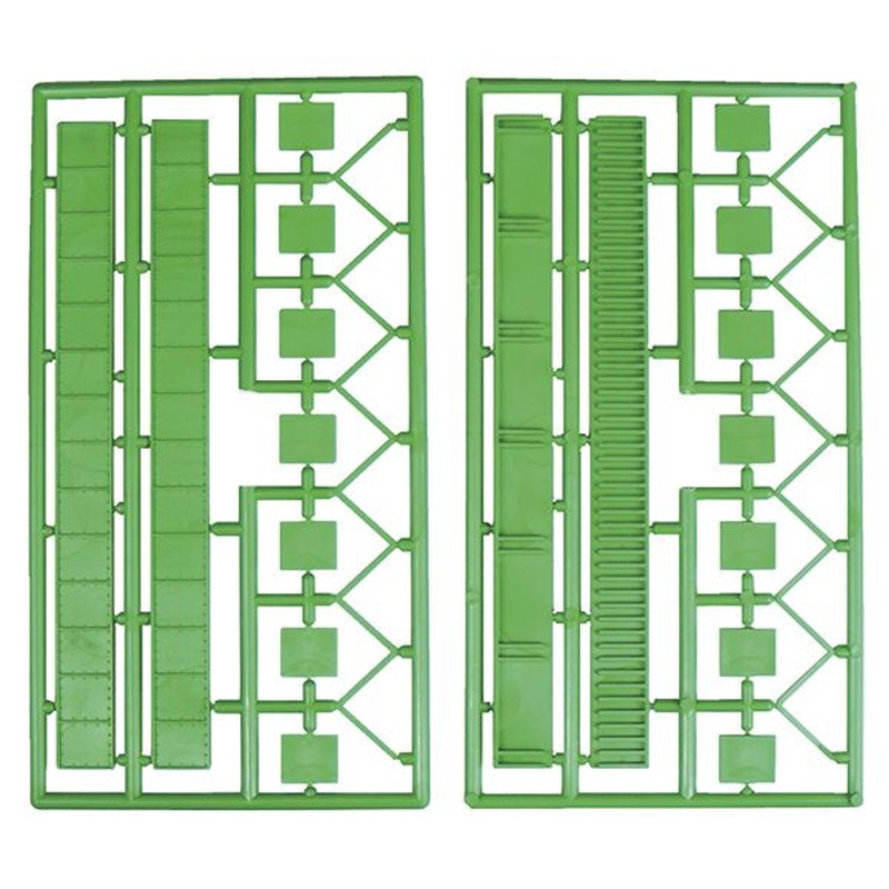 Tsugawa Yokou NA-57 Deck Girder Bridge (3 set) Green (N scale)