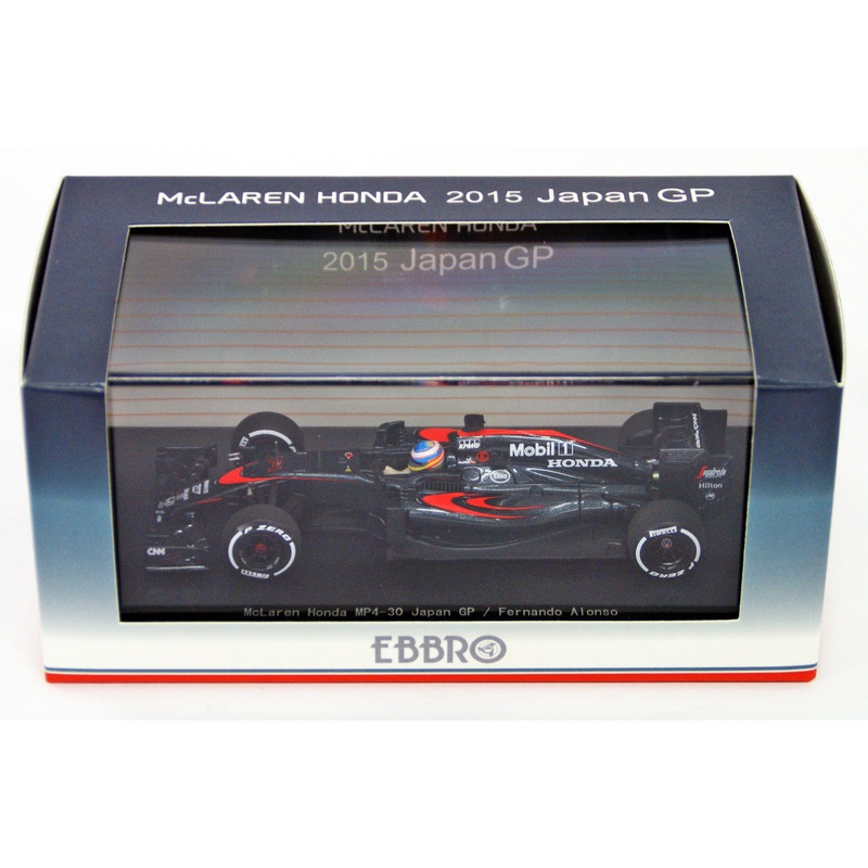 Ebbro 45328 McLaren Honda MP4-30 GP No.14 Fernando Alonso 1/43 Scale