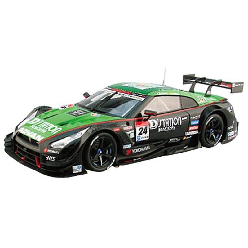Ebbro 81025 Dstation Advan GT-R SUPER GT500 Rd.1 OKAYAMA No.24 Blue 1/18 Scale
